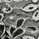 Black Floral Lace, Nylon-Poly — texture
