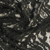 Black Openwork Lace, Nylon