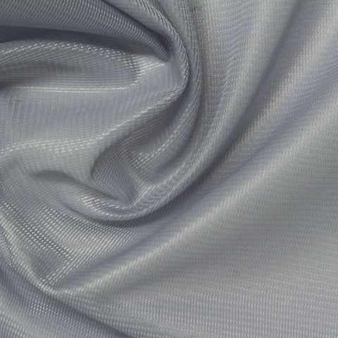 Silver Tone-on-Tone Square Mesh, Polyester