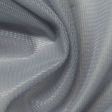 Silver Tone-on-Tone Square Mesh, Polyester — texture