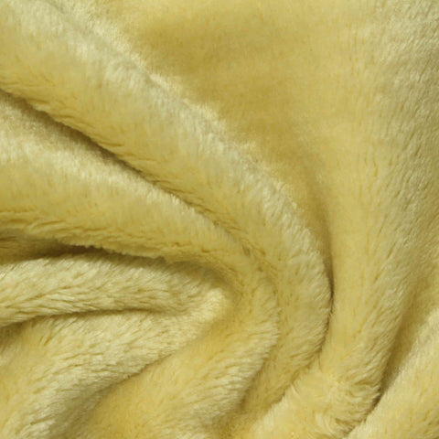 100% Polyester Fleece Fabric, 265 gsm, 180 cm — Yellow
