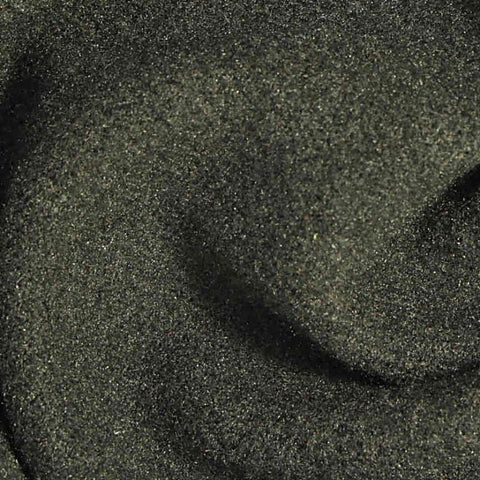 Dark Olive Marl Scuba Knit, Polyester, 280 gsm