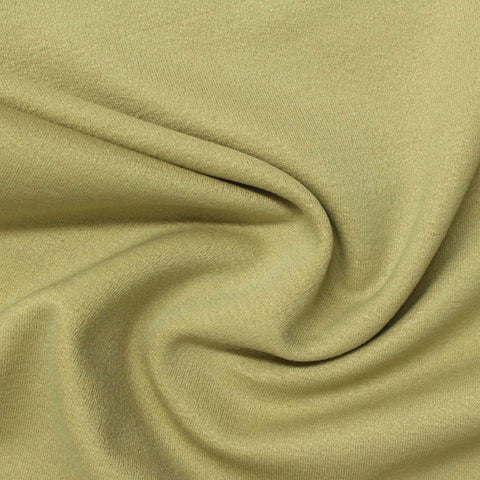 Polyester Nylon Metallic Stretch Knit Fabric, 280 gsm, 160 cm — Khaki