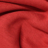 Polyester Cotton Fleece Fabric, 350 gsm, 160 cm — Red — texture