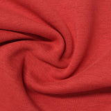 Polyester Cotton Fleece Fabric, 350 gsm, 160 cm — Red