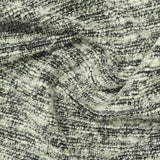 Black Marl Bouclé, Poly-Cotton