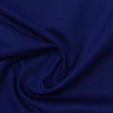 Polyester Stretch Linen-Look Fabric, 210 gsm, 160 cm — Navy