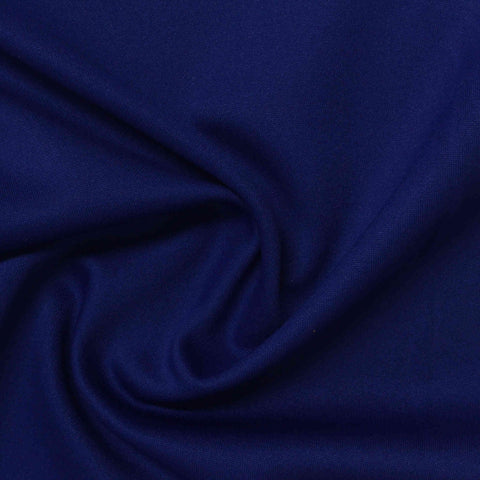 Polyester Stretch Linen-Look Fabric, 210 gsm, 160 cm — Navy, ref EF-240566