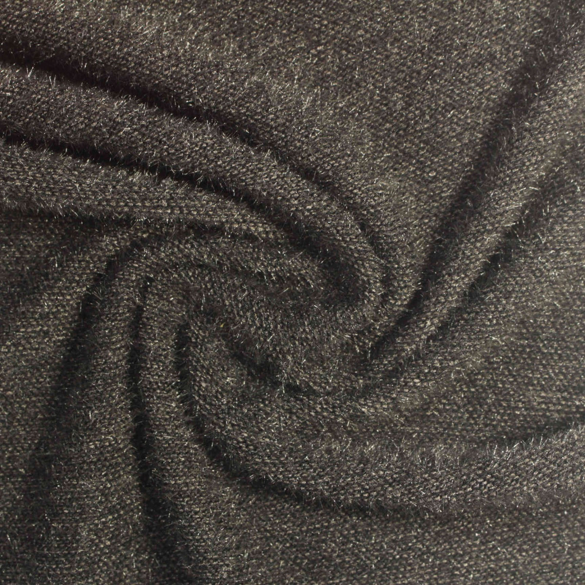 Dark Grey Marl Chunky Knit, Nylon-Viscose