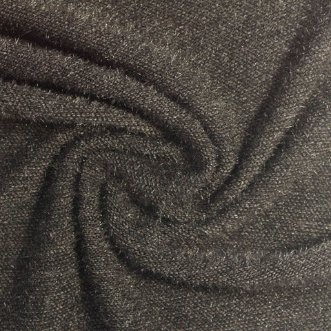 Dark Grey Marl Chunky Knit, Nylon-Viscose