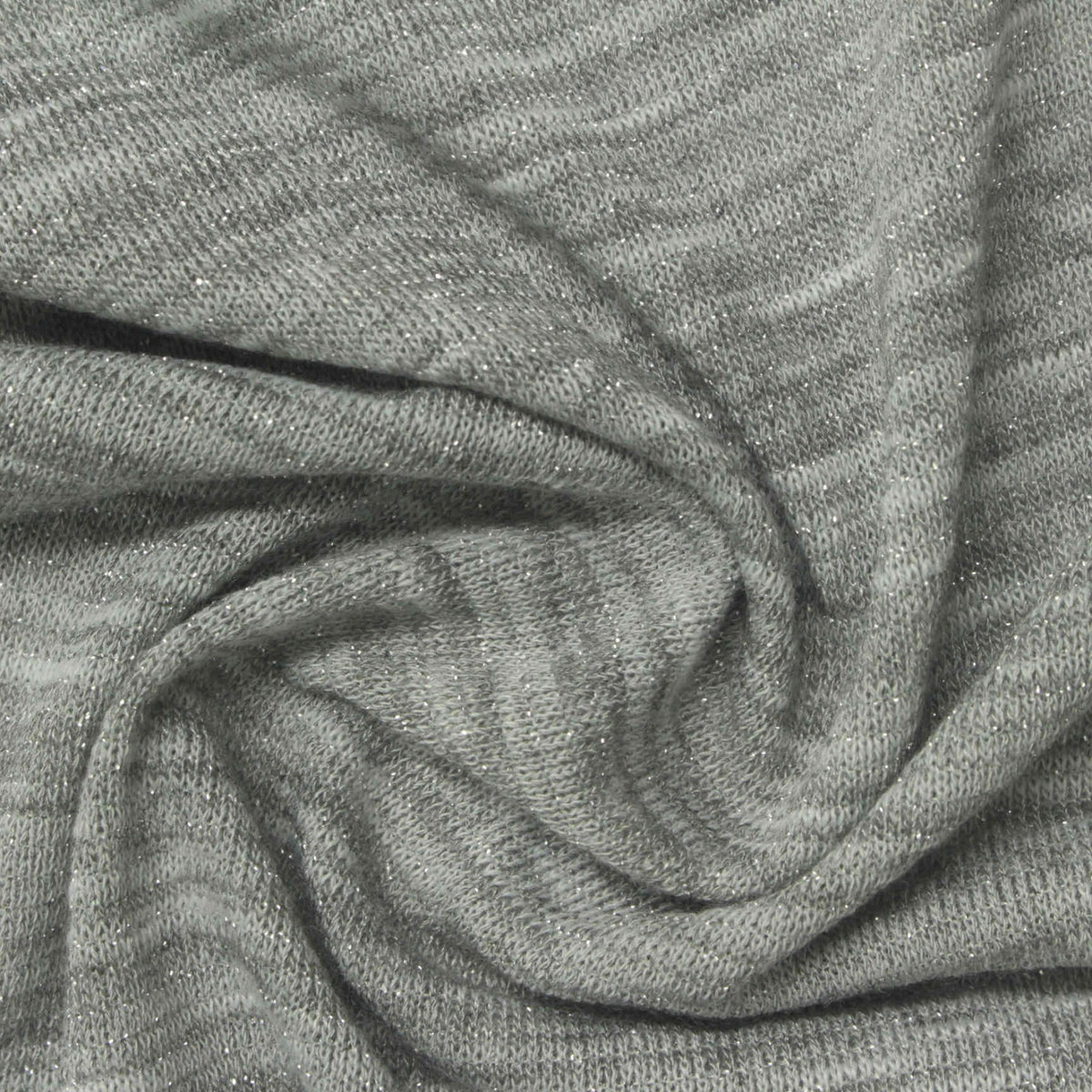 Grey Marl Jersey Knit, Poly-Viscose, 160 gsm, 175 cm