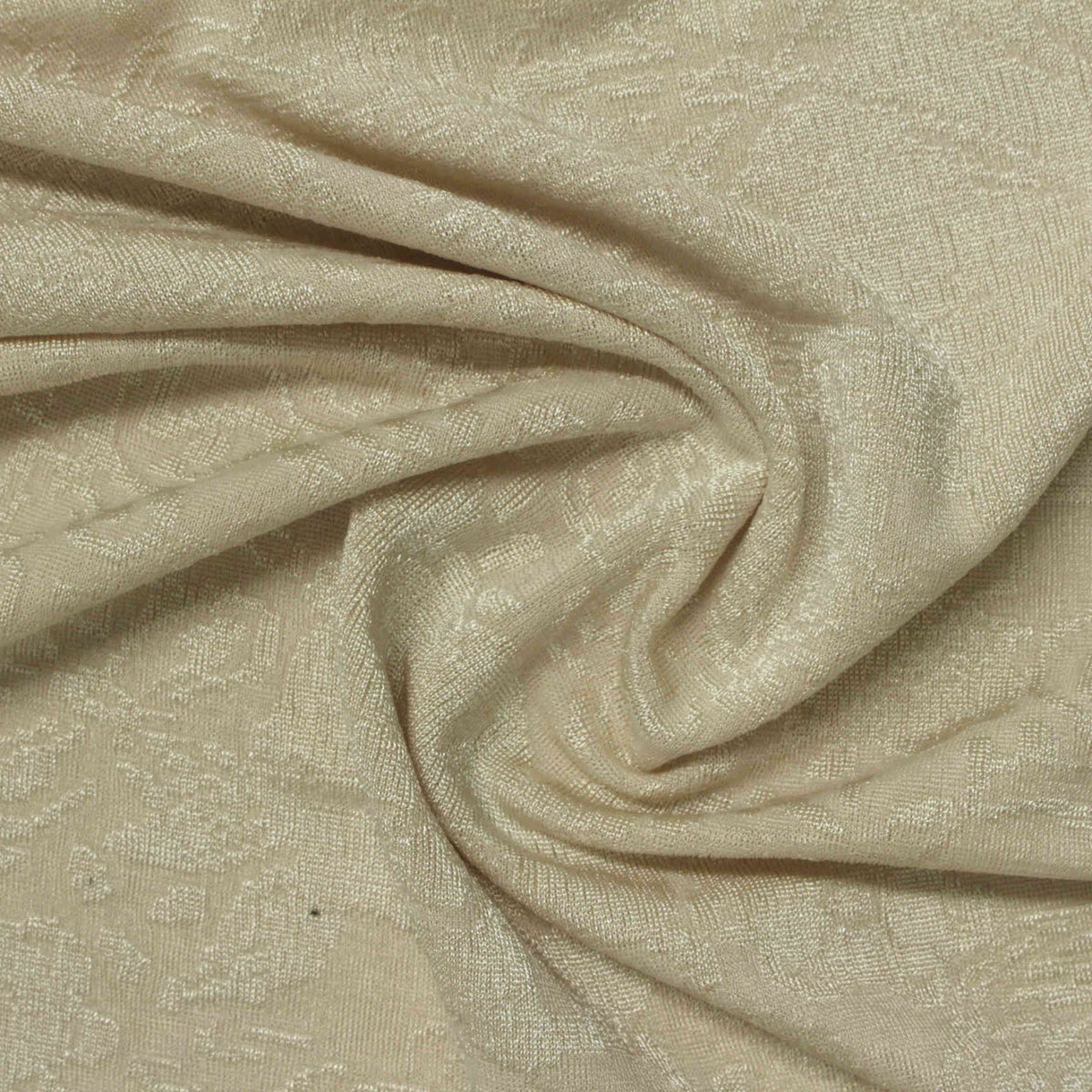 Light Beige Tone-on-Tone Jacquard, Polyester, 195 gsm