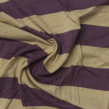 Purple Horizontal-Stripe Knit