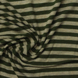Green Horizontal-Stripe Knit, Viscose