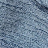 Polyester Stretch Crepe Fabric, 220 gsm, 150 cm — Blue — texture