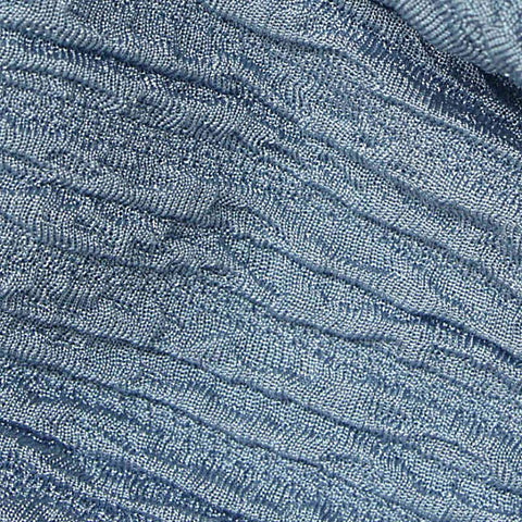 Polyester Stretch Crepe Fabric, 220 gsm, 150 cm — Blue