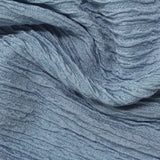 Polyester Stretch Crepe Fabric, 220 gsm, 150 cm — Blue