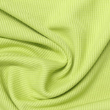 100% Polyester Rib Knit Fabric, 155 gsm, 167 cm — Green