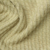 Brushed Polyester Viscose Waffle Knit Fabric, 220 gsm, 152 cm — Beige