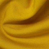 Viscose Nylon Ponte Knit Fabric, 225 gsm, 145 cm — Yellow — texture