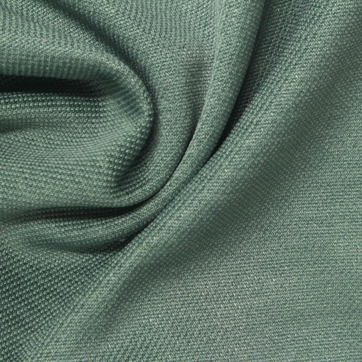 Green Heather Scuba Knit, Polyester