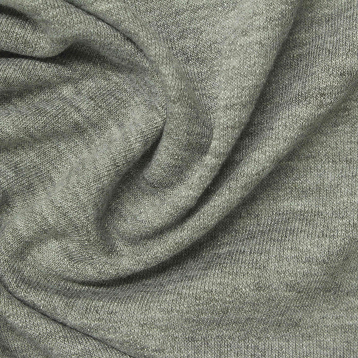 Light Grey Marl French Terry, Poly-Viscose, 200 gsm