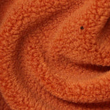 100% Polyester Warp Knit Fabric, 220 gsm, 185 cm — Orange — texture