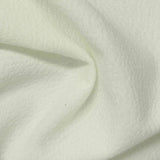 Jacquard Polyester Stretch Knit Fabric, 243 gsm, 155 cm — White