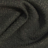 Dark Grey Geometric Linen-Look, Polyester
