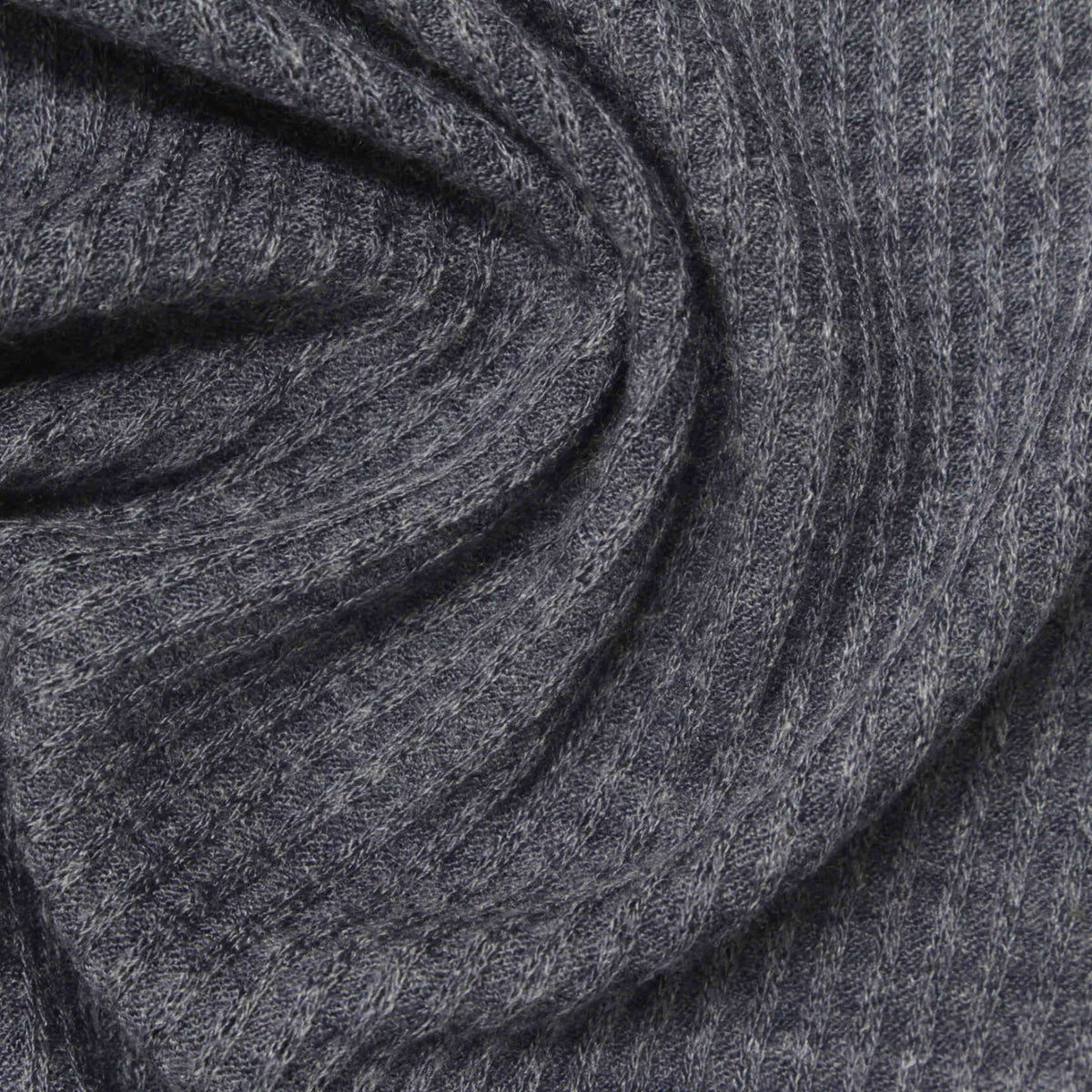 Heather Grey Marl Waffle Knit, Poly-Viscose
