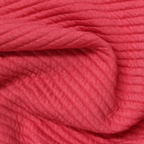 Polyester Stretch Knit Fabric, 335 gsm, 150 cm — Red