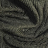 Jacquard Polyester Stretch Rib Knit Fabric, 200 gsm, 168 cm — Green