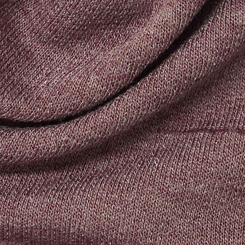 Plum Marl French Terry, Poly-Viscose