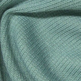 Polyester Stretch Rib Knit Fabric, 215 gsm, 125 cm — Green — texture