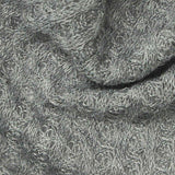 Grey Marl Waffle Knit, Polyester — texture