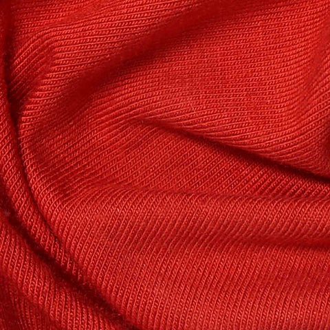 Viscose Stretch Jersey Knit Fabric, 251 gsm, 153 cm — Red