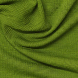 Polyester Stretch Crepe Fabric, 166 gsm, 134 cm — Green