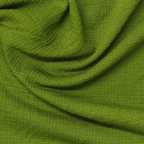 Polyester Stretch Crepe Fabric, 166 gsm, 134 cm — Green