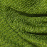 Polyester Stretch Crepe Fabric, 166 gsm, 134 cm — Green — texture
