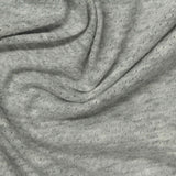 Grey Fine-Eyelet Pointelle Knit, Cotton