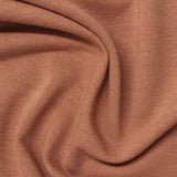 Cotton Stretch French Terry Fabric, 175 gsm, 162 cm — Brown