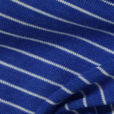 White Stripes Jersey Knit, Poly-Cotton — texture