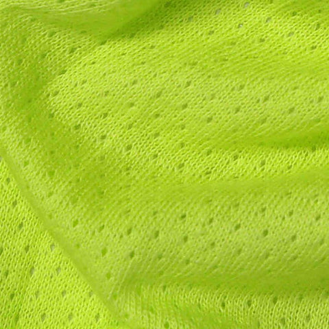 Jacquard 100% Cotton Pointelle Knit Fabric, 105 gsm, 150 cm — Green