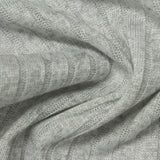 100% Polyester Rib Knit Fabric, 205 gsm, 155 cm — Grey