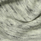 Dark Grey Marl Rib Knit, Poly-Cotton — texture