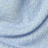 Light Blue Marl Chunky Knit, Polyester — texture