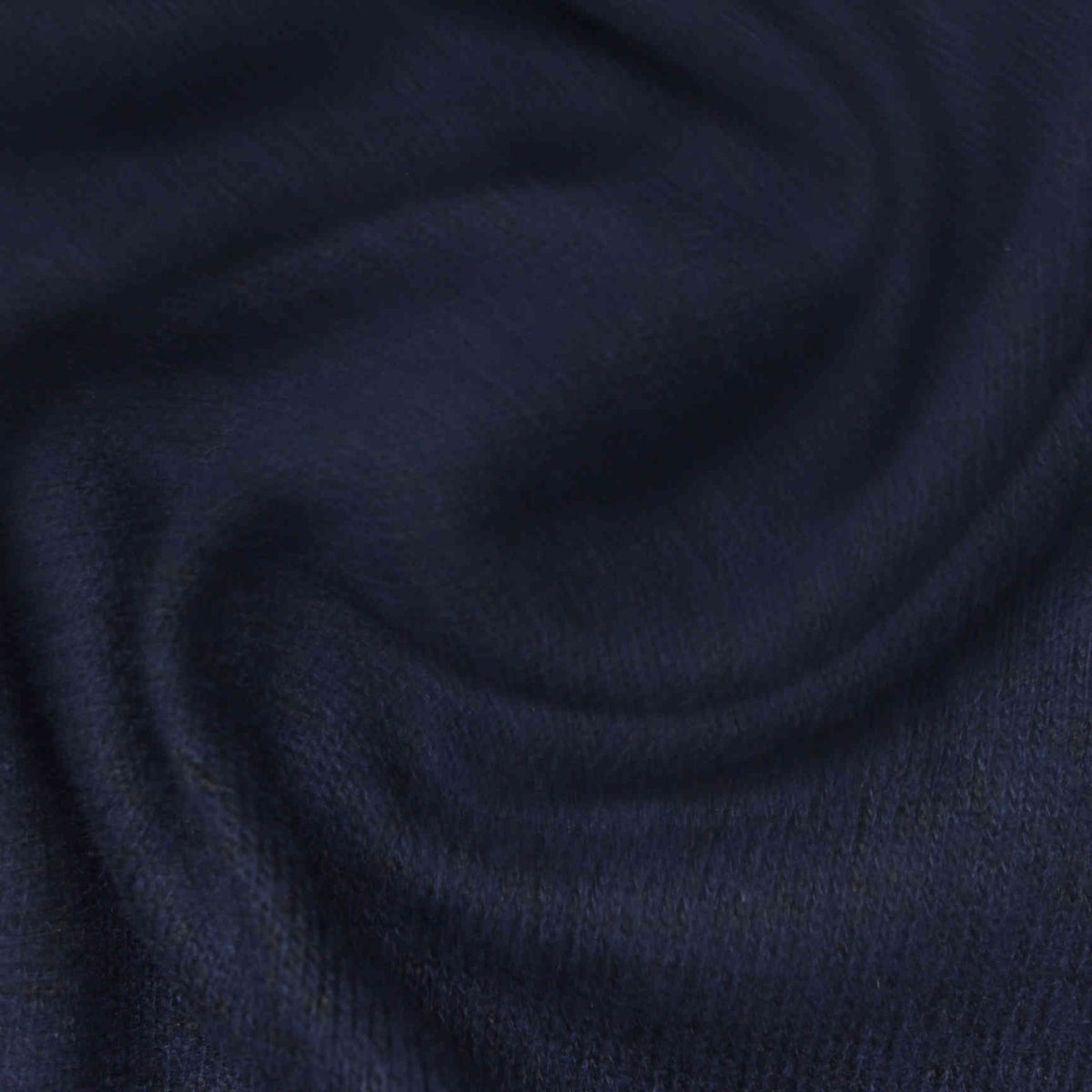 Viscose Polyester Stretch Jersey Knit Fabric, 215 gsm, 165 cm — Navy
