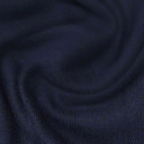 Viscose Polyester Stretch Jersey Knit Fabric, 215 gsm, 165 cm — Navy