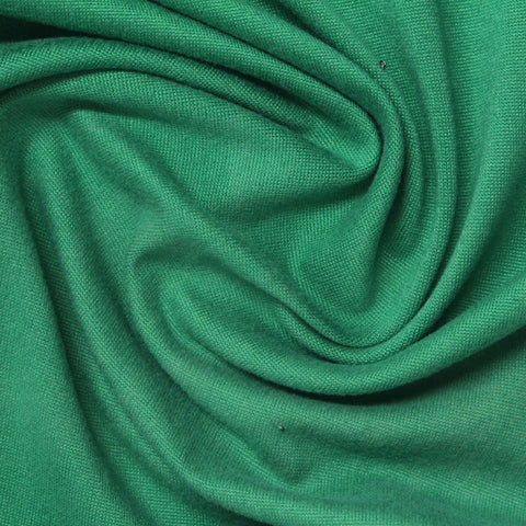 Polyester Stretch Jersey Knit Fabric, 178 gsm, 152 cm — Green
