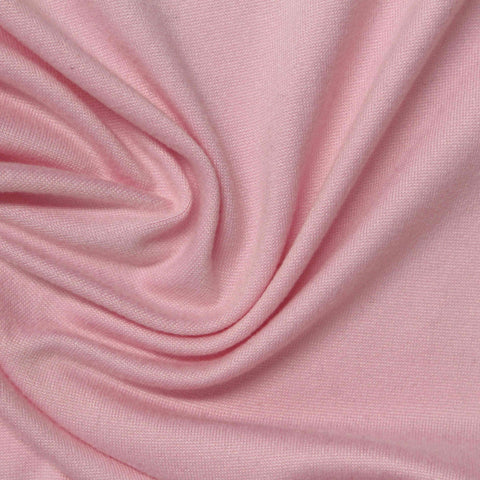 Polyester Stretch Jersey Knit Fabric, 165 gsm, 150 cm — Pink